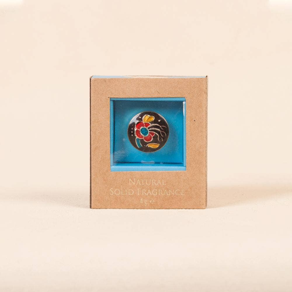 Beeswax Natural Oil Solid Perfume - Relax (4gm). Alcohol-free mild body fragrance. 