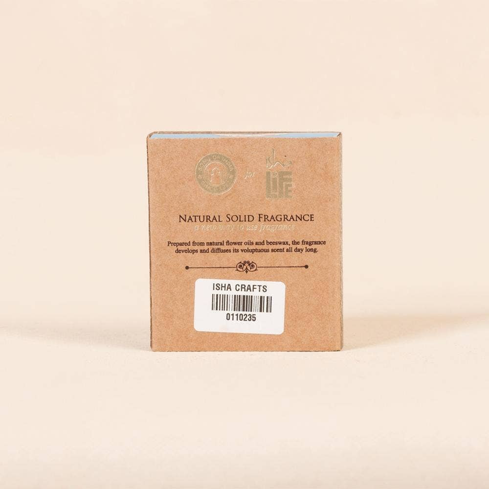 Beeswax Natural Oil Solid Perfume - Relax (4gm). Alcohol-free mild body fragrance. 