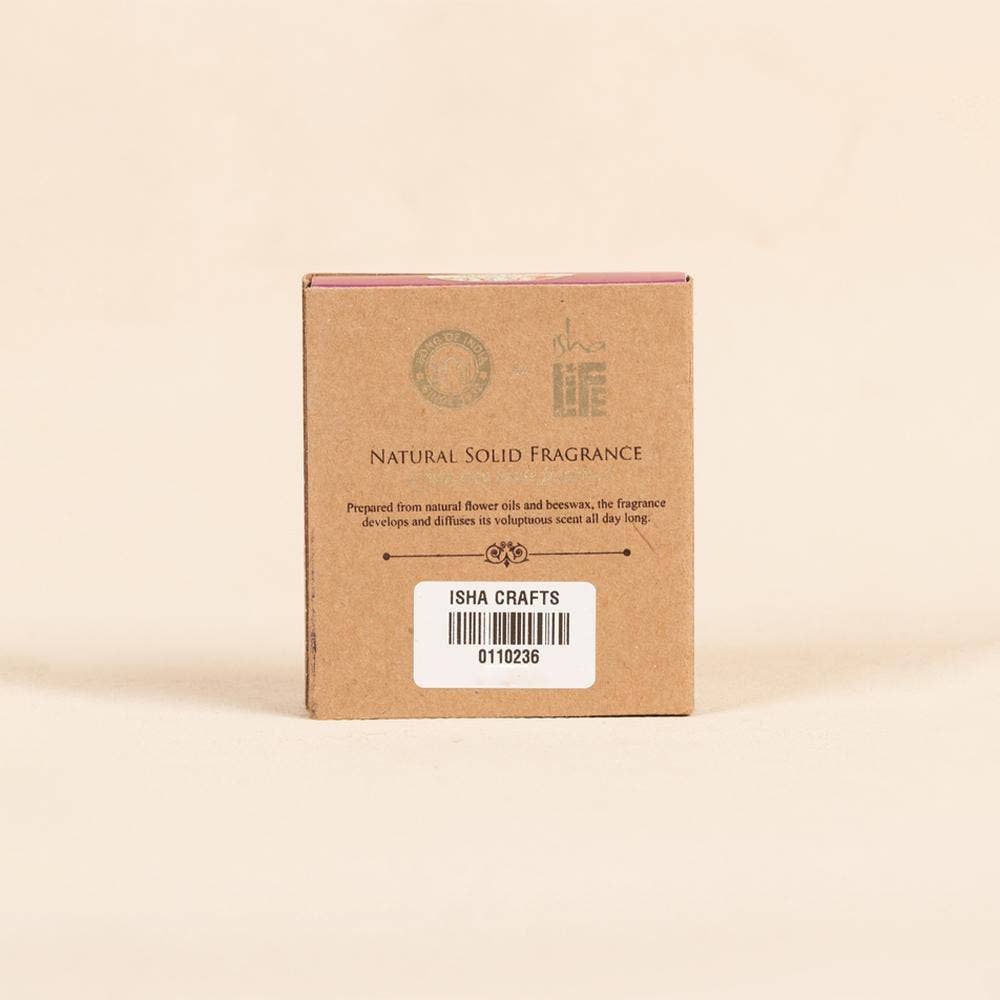 Beeswax Natural Oil Solid Perfume - Royal Oudh (4gm). Alcohol-free strong body fragrance
