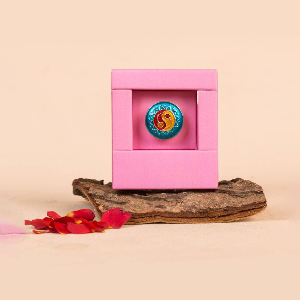 Beeswax Natural Oil Solid Perfume - Wild Rose (4gm). Alcohol-free strong body fragrance. 