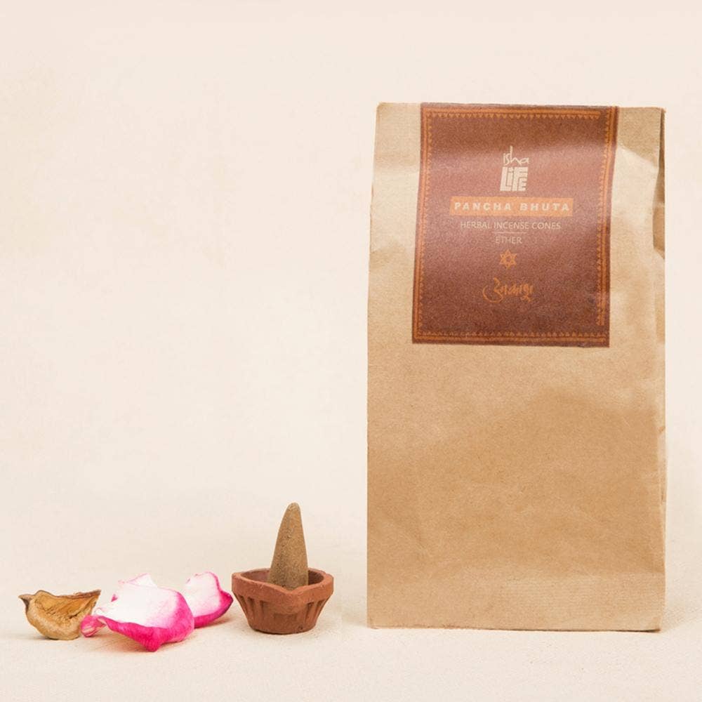 Akash cones (Pack of 10 Cones). Organic. Chemical and Toxin Free. Long lasting fragrance