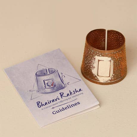 Consecrated Bhairavi Raksha (new design) - Extra Small Size. Devi’s shield of grace and protection.