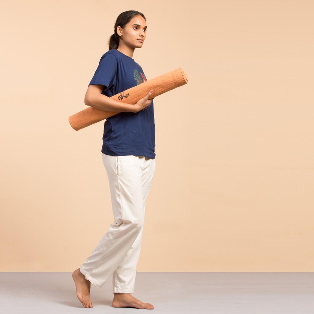 Cotton yoga mat isha best sale