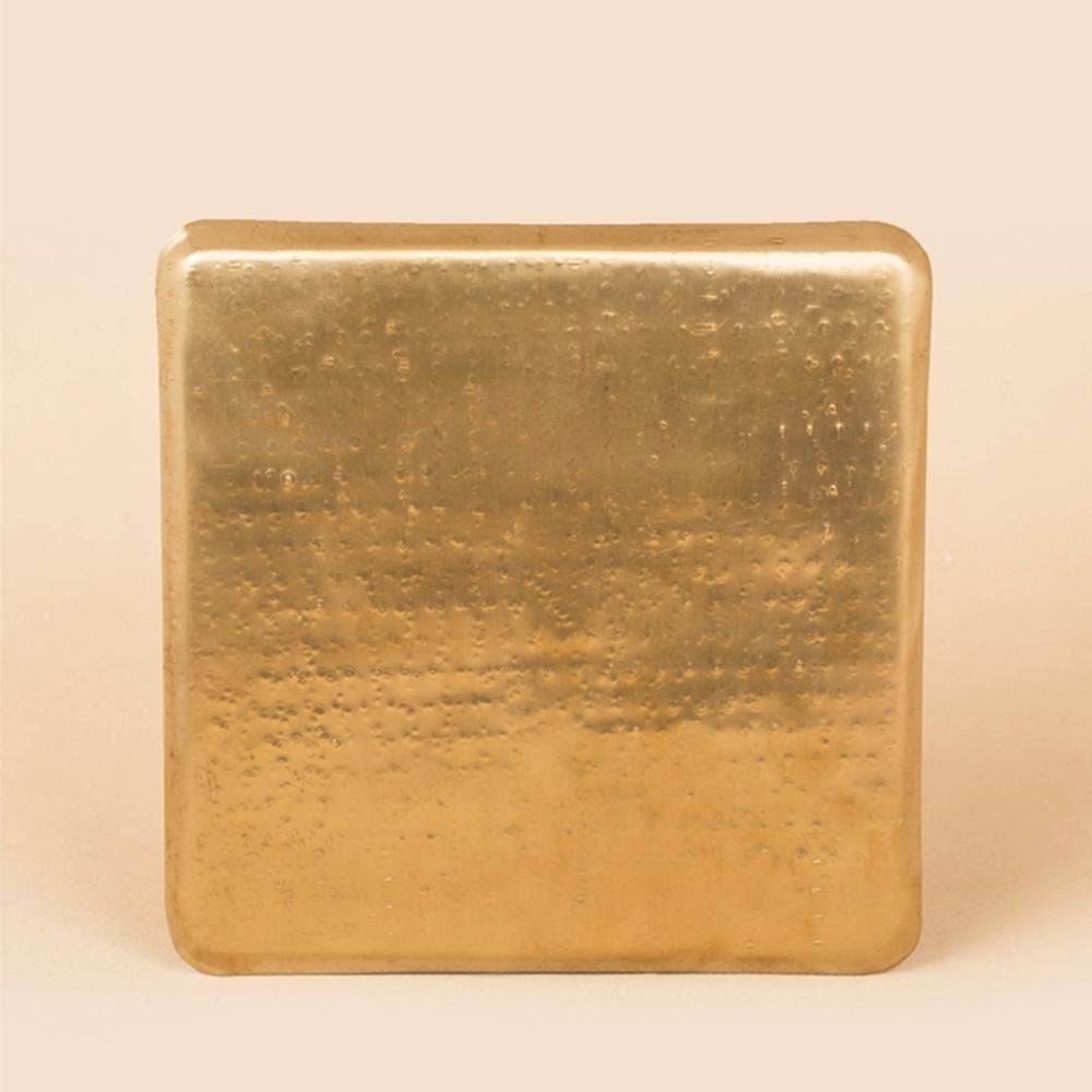 Decorative brass base plate for Devi Gudi. Intricately designed offering plate.