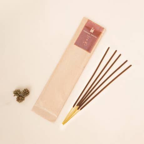Hand rolled Air Incense/Agarbatti (pack of 10 sticks). Organic. Chemical and toxin free. Natural herbs, roots & essential oils. Long lasting fragrance