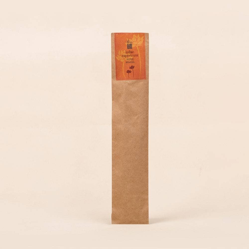 Hand rolled Benzoin Incense/Agarbatti (Pack of 10 sticks). Chemical and toxin free. Natural herbs, roots & essential oils