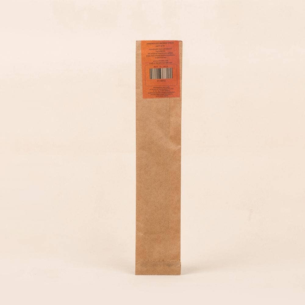 Hand rolled Benzoin Incense/Agarbatti (Pack of 10 sticks). Chemical and toxin free. Natural herbs, roots & essential oils