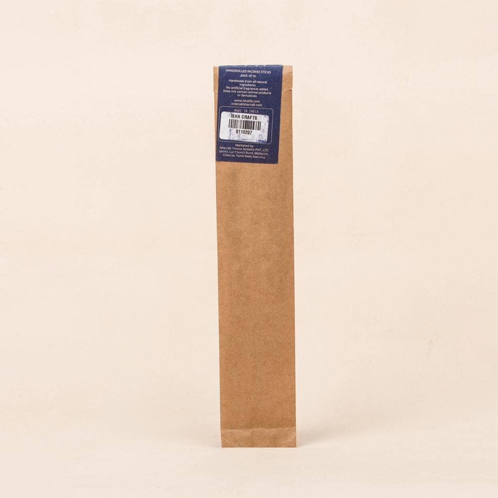 Vilvam Incense/Agarbatti (Pack of 10 sticks). Organic. Chemical and toxin free.  Long lasting fragrance