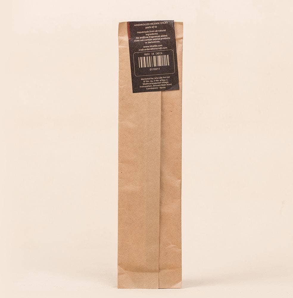 Water Incense/Agarbatti (Pack of 10 sticks). Organic. Chemical and toxin free