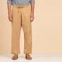 Khaki Organic Cotton Relaxed Fit Pants for Men