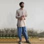 Moss Aum Organic Cotton Long Sleeve Kurta for Men
