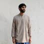 Moss Aum Organic Cotton Long Sleeve Kurta for Men