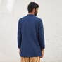  Indigo Aum Organic Cotton Long Sleeve Kurta for Men