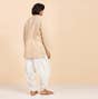 Hemp Long Sleeve Kurta for Men, Beige  