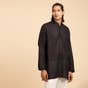 Hemp Long Sleeve Kurta for Men, Black