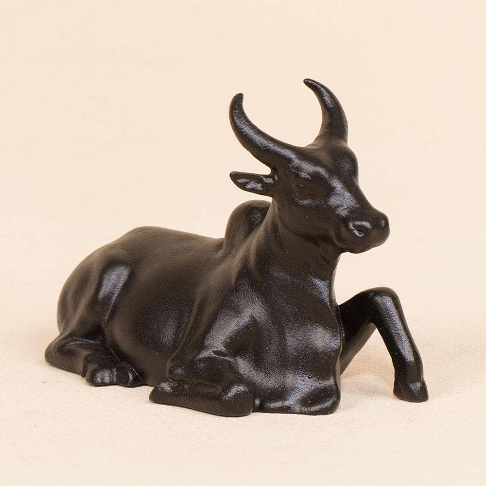 Isha Life’s Nandi Statue. Miniature Replica. 