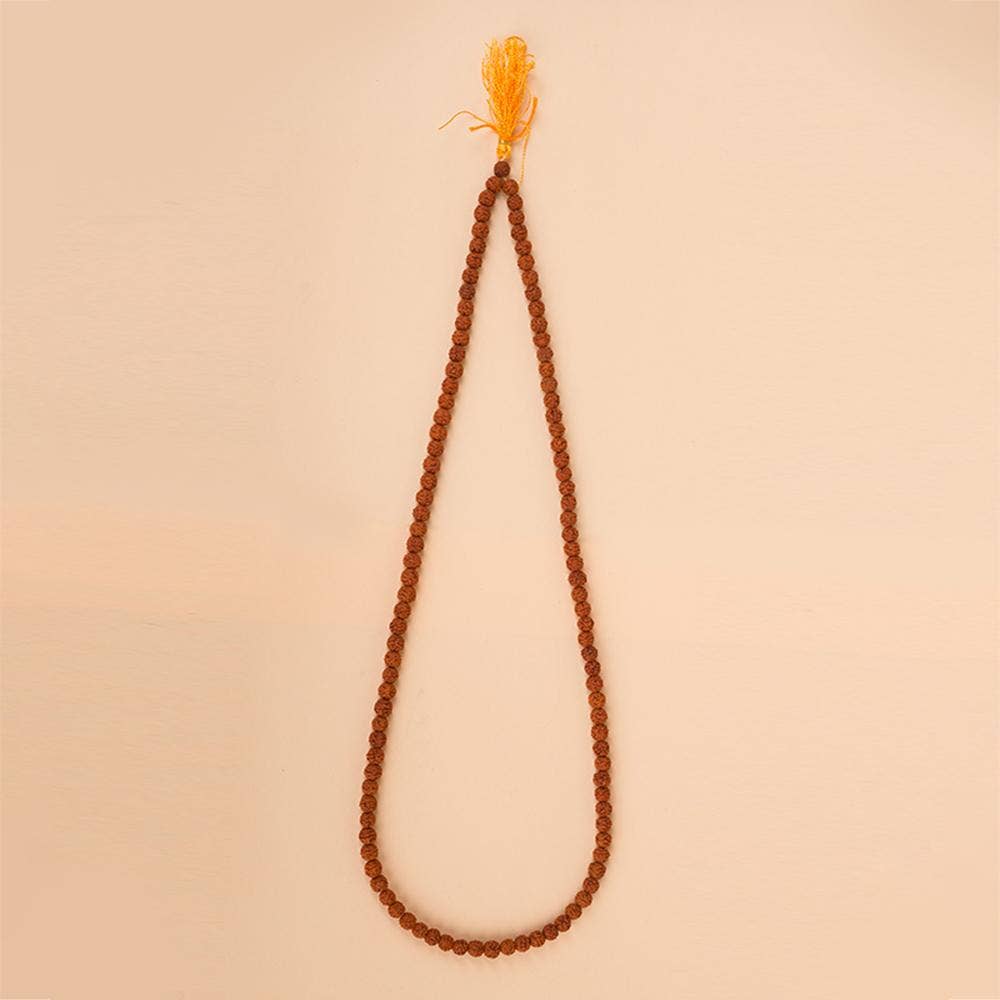 Authentic Isha Panchamukhi (five-faced) Rudraksha Mala. Consecrated at Dhyanalinga. Your cocoon of energy (6.5 mm)