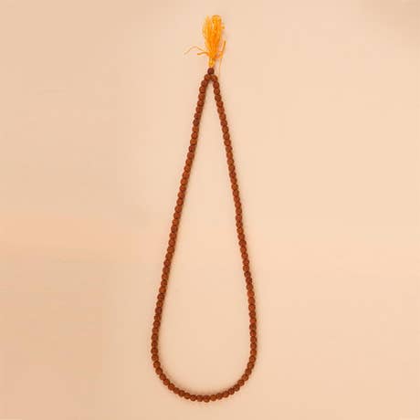 Authentic Isha Panchamukhi (five-faced) Rudraksha Mala. Consecrated at Dhyanalinga. Your cocoon of energy (6.5 mm)