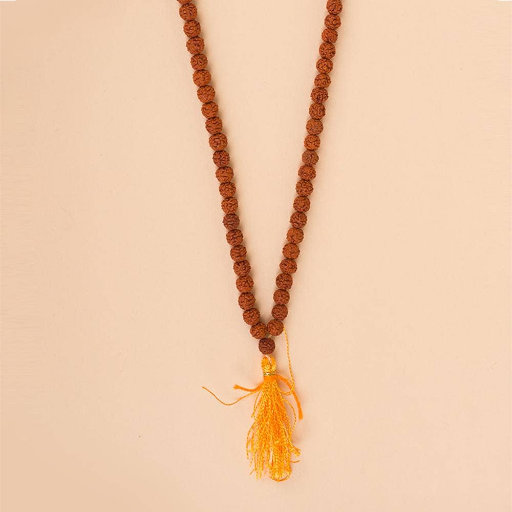 Authentic Isha Panchamukhi (five-faced) Rudraksha Mala. Consecrated at Dhyanalinga. Your cocoon of energy (6.5 mm)