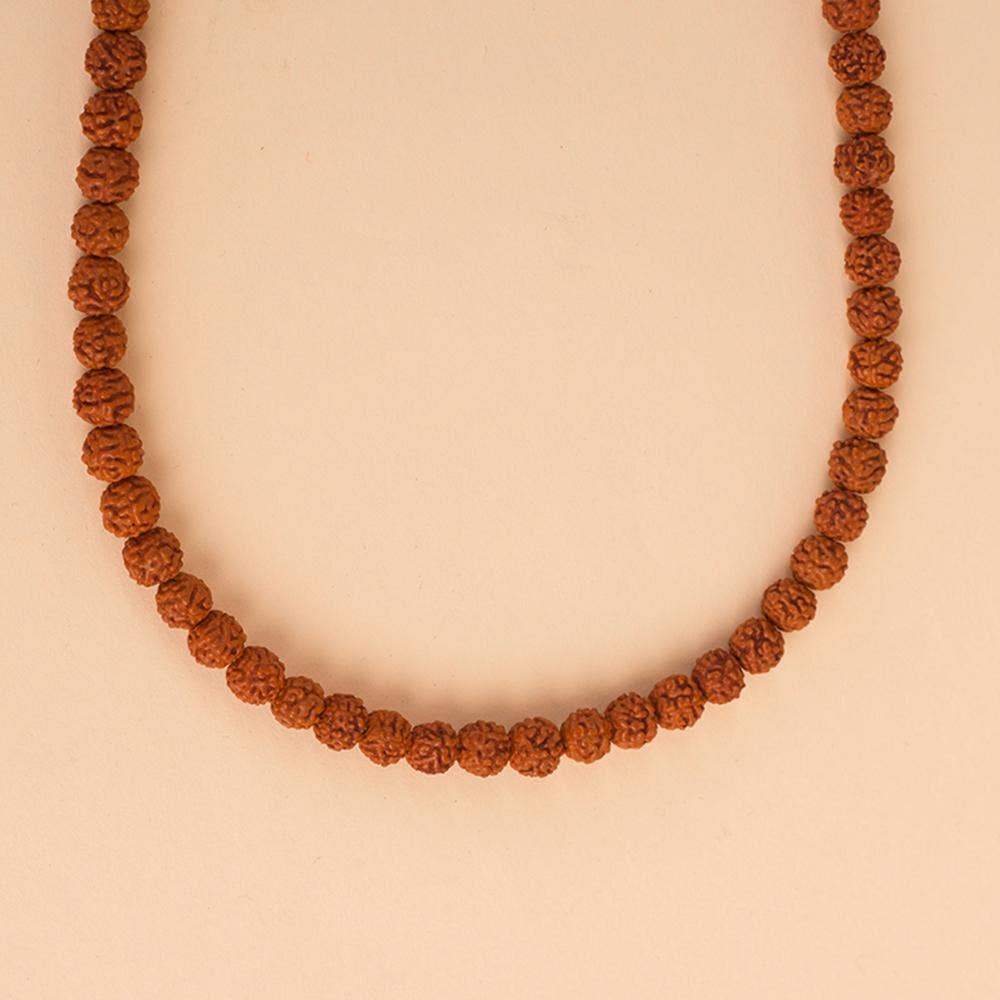 Authentic Isha Panchamukhi (five-faced) Rudraksha Mala. Consecrated at Dhyanalinga. Your cocoon of energy (6.5 mm)