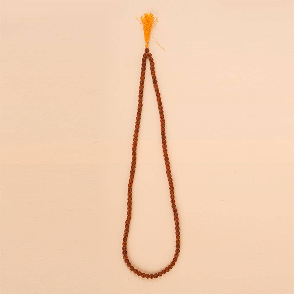 Authentic Isha Panchamukhi (five-faced) Rudraksha Mala. Consecrated at Dhyanalinga. Your cocoon of energy (7.5 mm)