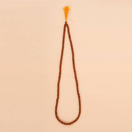 Authentic Isha Panchamukhi (five-faced) Rudraksha Mala. Consecrated at Dhyanalinga. Your cocoon of energy (7.5 mm)