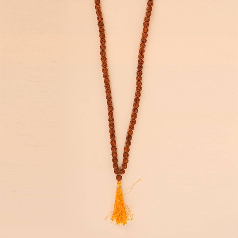 Authentic Isha Panchamukhi (five-faced) Rudraksha Mala. Consecrated at Dhyanalinga. Your cocoon of energy (7.5 mm)