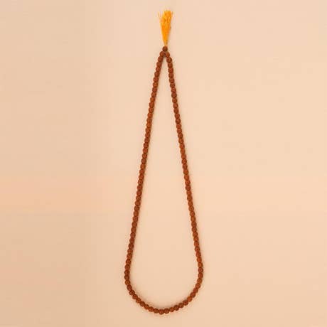 Authentic Isha Panchamukhi (five-faced) Rudraksha Mala. Energized at Dhyanalinga. Your cocoon of energy (7 mm)
