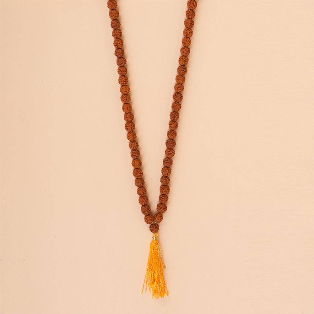 Authentic Isha Panchamukhi (five-faced) Rudraksha Mala. Consecrated at Dhyanalinga. Your cocoon of energy (7 mm)