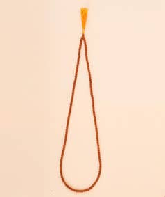 Authentic Isha Panchamukhi (five-faced) Rudraksha Mala. Consecrated at Dhyanalinga. Your cocoon of energy (5 mm)