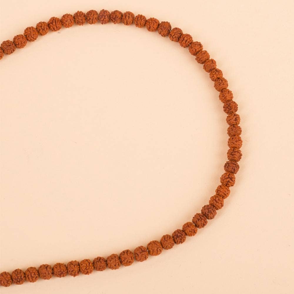 Authentic Isha Panchamukhi (five-faced) Rudraksha Mala. Consecrated at Dhyanalinga. Your cocoon of energy (5 mm)