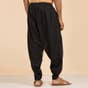 Isha’s signature. Ready to wear Unisex Dhoti Pants(Black) / Panchakacham.  Organic cotton. Easy to pull on. Versatile. Comfortable for both casual and formal wear.