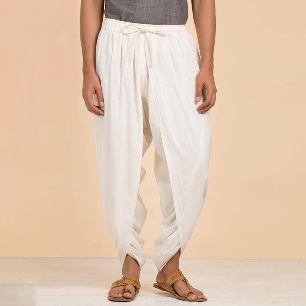 Undyed Organic Cotton Unisex Dhoti Pants