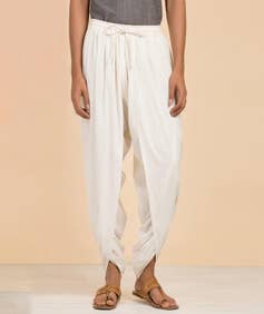 Undyed Organic Cotton Unisex Dhoti Pants