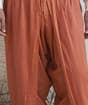 Rust Organic Cotton Unisex Dhoti Pants