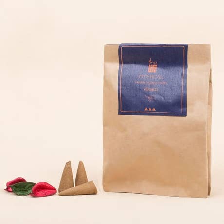 Handmade Natural Vilvam Fragrance Cone, 20 Pcs