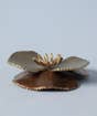 Poppy Flower Brass Incense Holder 