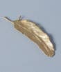 Feather Brass Incense Holder
