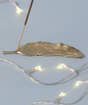 Feather Brass Incense Holder