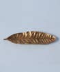 Rhododendron Leaf Brass Incense Holder