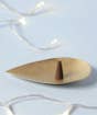 Lotus Petal Brass Incense Holder