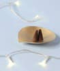 Lotus Leaf Brass Incense Holder