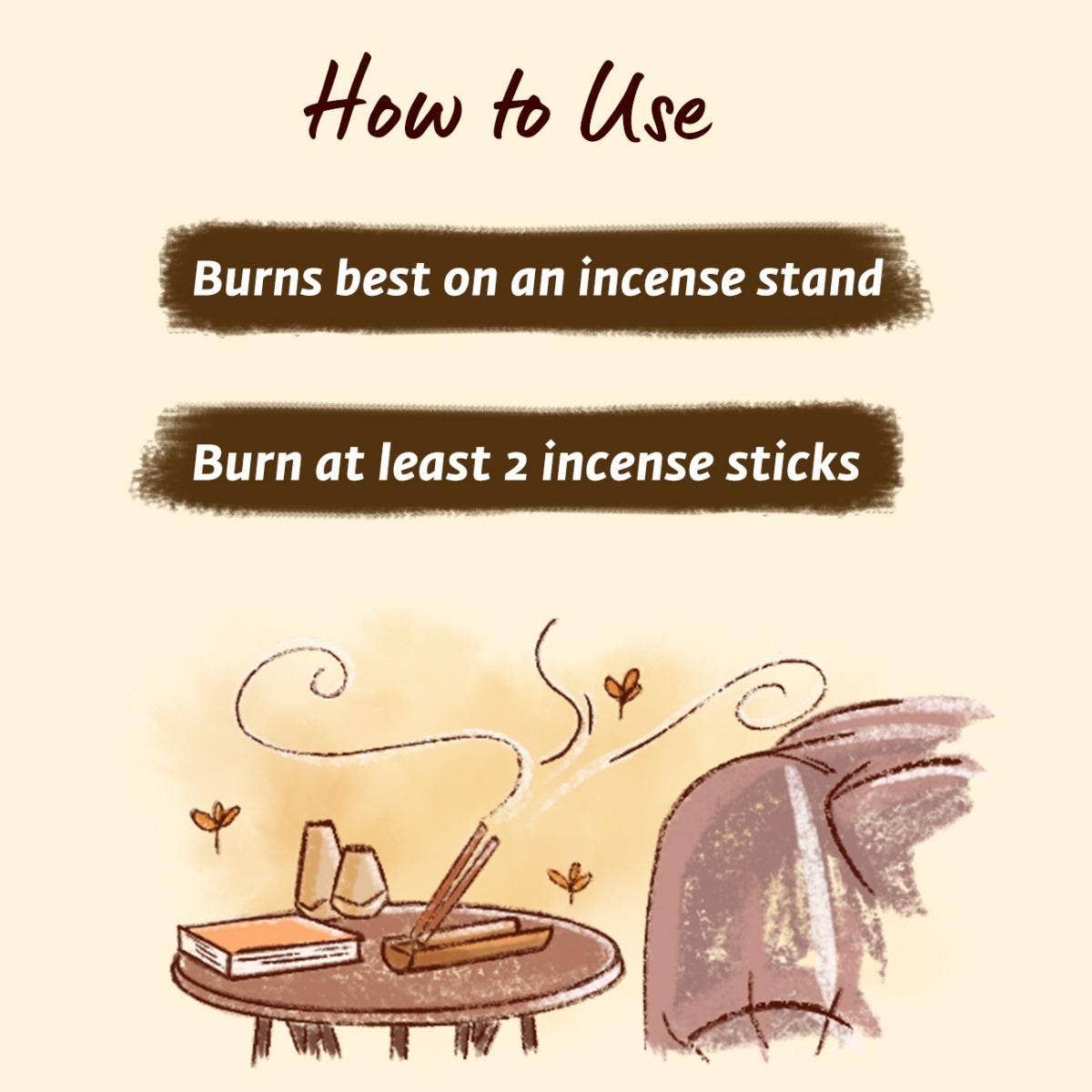 Hand rolled Lotus Incense/Agarbatti (Pack of 10 Sticks). Chemical and toxin free. Ethically sourced. Natural herbs, roots & essential oils. Long-lasting fragrance.