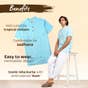 Maroon Aum Organic Cotton Short Sleeve Kurta for Men
