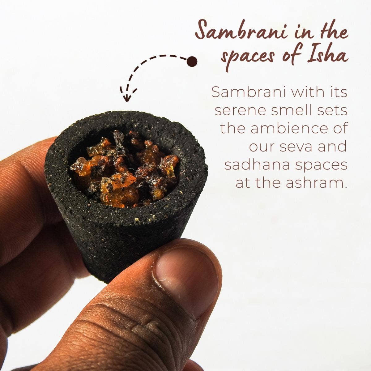 Handmade Sambrani/ Loban (blended resin) with cow dung cups (12 pcs). 6 natural therapeutic resins. Chemical-free. Anti-bacterial. 