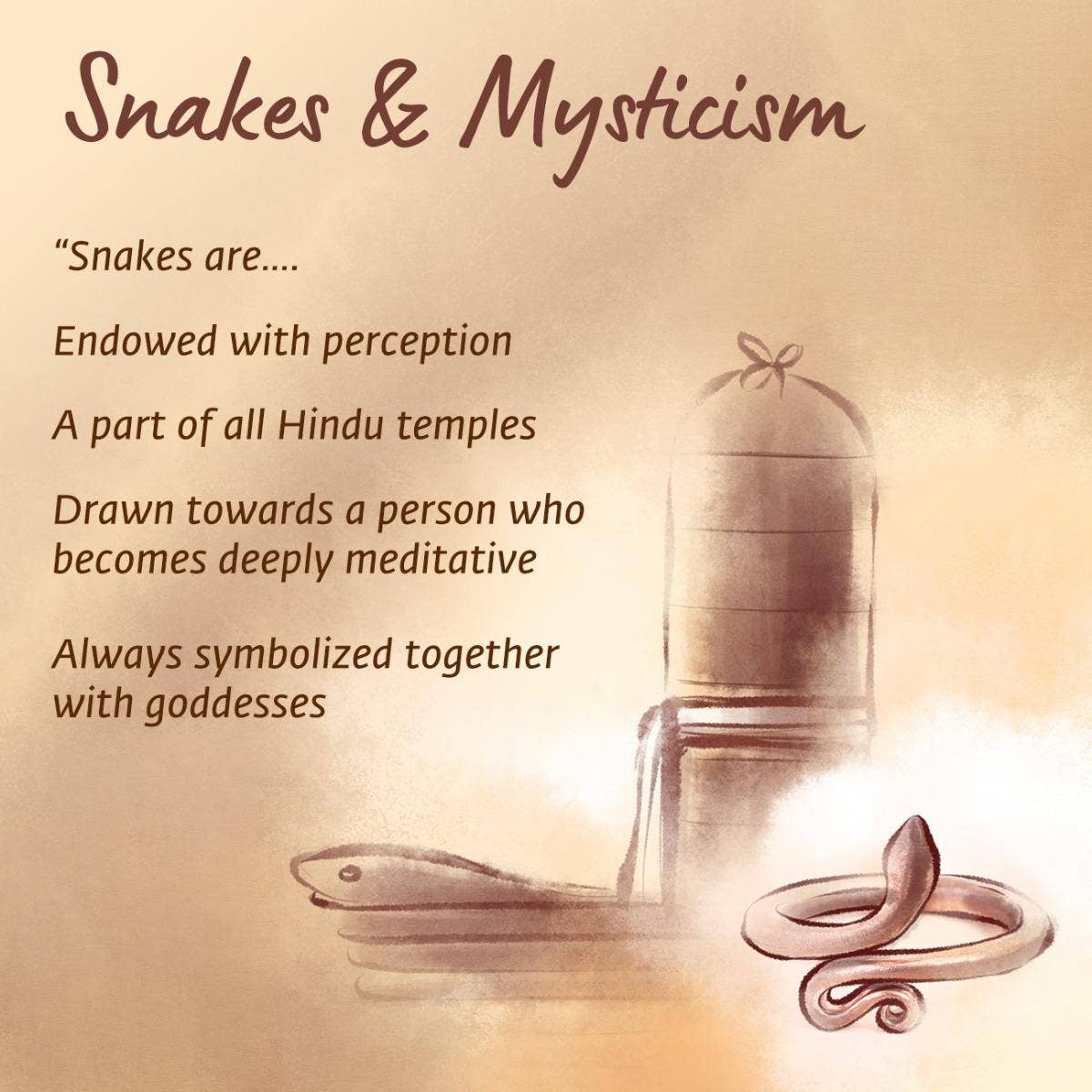 Sarpa Sutra, Consecrated Snake Ring, Copper metal (Small Size)