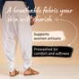 Isha’s signature. Ready to wear Unisex Dhoti Pants(Black) / Panchakacham.  Organic cotton. Easy to pull on. Versatile. Comfortable for both casual and formal wear.