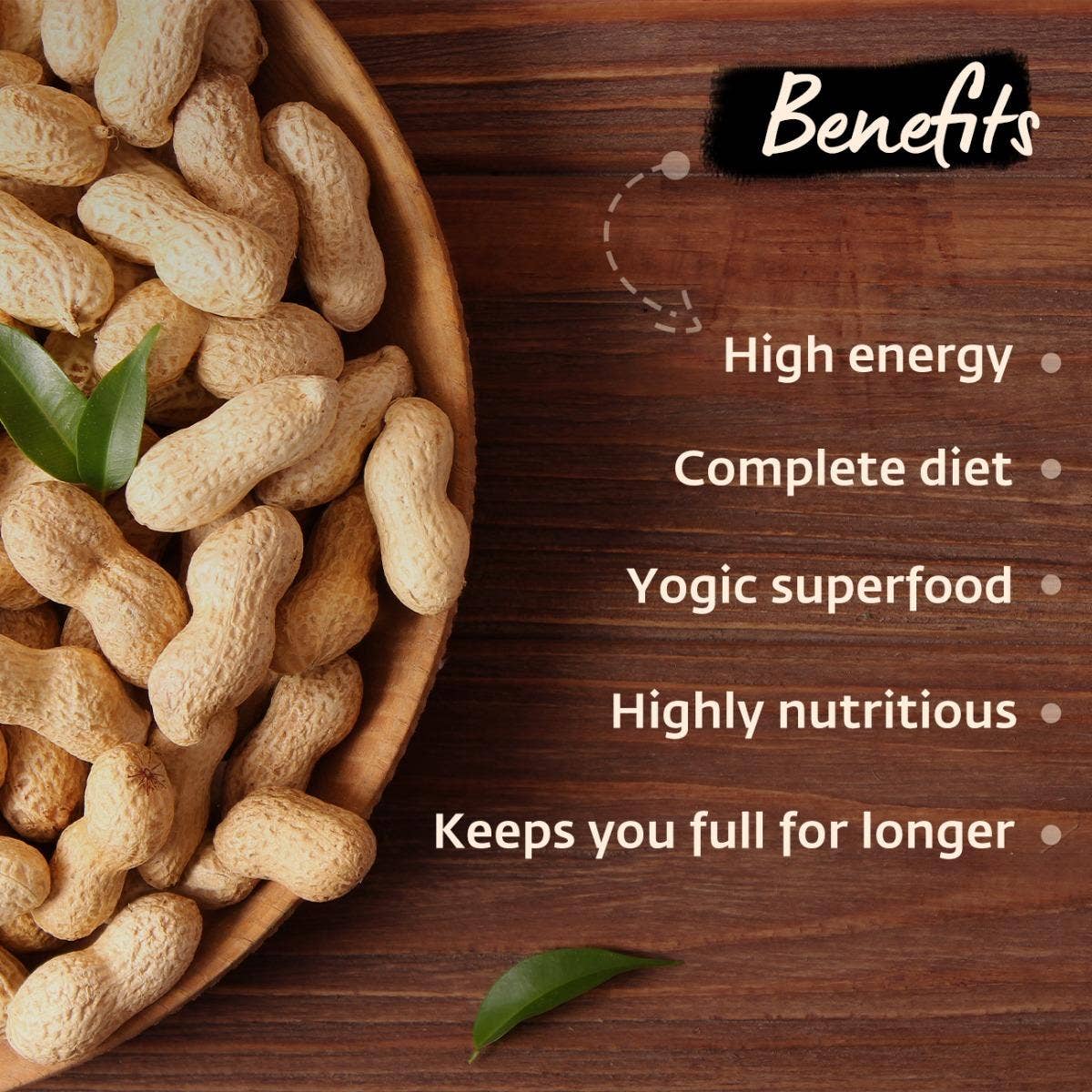 Groundnut (Peanut). Yogic Superfood (500gms)