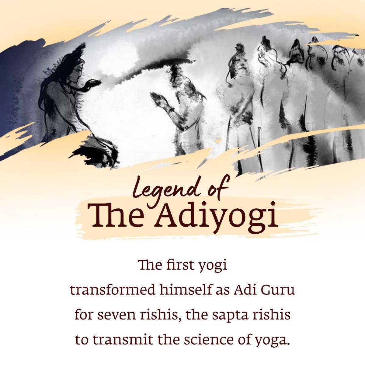 The Adiyogi statue, 2 feet 5 inches in height