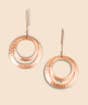 Hammered Copper Earring - Style 4